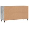 Vidaxl Mueble Zapatero Madera Contrachapada Gris Hormigón 102x36x60 Cm