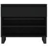 Vidaxl Mueble Zapatero Madera Contrachapada Negro 70x36x60 Cm