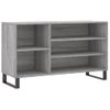 Vidaxl Mueble Zapatero Madera Contrachapada Gris Sonoma 102x36x60 Cm