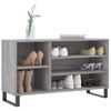 Vidaxl Mueble Zapatero Madera Contrachapada Gris Sonoma 102x36x60 Cm