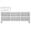 Vidaxl Mueble Zapatero Madera Contrachapada Blanco 102x36x60 Cm