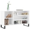 Vidaxl Mueble Zapatero Madera Contrachapada Blanco 102x36x60 Cm