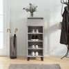 Vidaxl Mueble Zapatero Madera Contrachapada Gris Sonoma 40x36x105 Cm