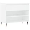 Vidaxl Mueble Zapatero Madera Contrachapada Blanco 70x36x60 Cm