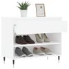 Vidaxl Mueble Zapatero Madera Contrachapada Blanco 70x36x60 Cm