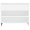 Vidaxl Mueble Zapatero Madera Contrachapada Blanco 70x36x60 Cm