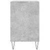 Vidaxl Mueble Zapatero Madera Contrachapada Gris Hormigón 102x36x60 Cm