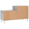 Vidaxl Mueble Zapatero Madera Contrachapada Gris Hormigón 102x36x60 Cm