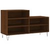 Vidaxl Mueble Zapatero Madera Contrachapada Roble Marrón 102x36x60 Cm