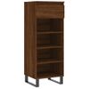 Vidaxl Mueble Zapatero Madera Contrachapada Roble Marrón 40x36x105 Cm