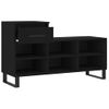 Vidaxl Mueble Zapatero Madera Contrachapada Negro 102x36x60 Cm