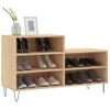 Vidaxl Mueble Zapatero Madera Contrachapada Roble Sonoma 102x36x60 Cm Marrón