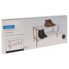 Storage Solutions Estantería Zapatero Con 2 Niveles 70x26x36 Cm Blanco