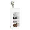 Vidaxl Mueble Zapatero Madera Contrachapada Blanco 40x36x105 Cm