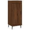 Vidaxl Aparador Alto Madera Contrachapada Roble Marrón 34,5x34x180 Cm