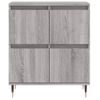 Vidaxl Aparadores 3 Uds Madera Contrachapada Gris Sonoma