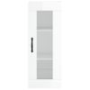 Vidaxl Armario De Pared Blanco Brillante 34,5x34x90 Cm