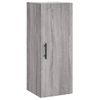 Vidaxl Armario De Pared Gris Sonoma 34,5x34x90 Cm