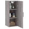 Vidaxl Armario De Pared Gris Sonoma 34,5x34x90 Cm