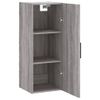 Vidaxl Armario De Pared Gris Sonoma 34,5x34x90 Cm