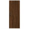 Vidaxl Aparador Alto Madera Contrachapada Roble Marrón 34,5x34x180 Cm