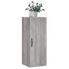 Vidaxl Armario De Pared Madera De Ingeniería Gris Sonoma 34,5x34x90 Cm