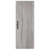 Vidaxl Armario De Pared Madera De Ingeniería Gris Sonoma 34,5x34x90 Cm