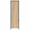 Vidaxl Aparador Alto Madera Contrachapada Roble Sonoma 62x36x121,5 Cm Marrón