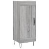 Vidaxl Aparador Alto Madera Contrachapada Gris Sonoma 34,5x34x180 Cm