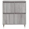 Vidaxl Aparador De Madera Contrachapada Gris Sonoma 60x35x70 Cm