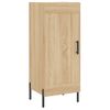 Vidaxl Aparador De Madera Contrachapada Roble Sonoma 34,5x34x180 Cm Marrón