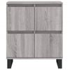 Vidaxl Aparadores 3 Uds Madera Contrachapada Gris Sonoma