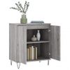 Vidaxl Aparador De Madera Contrachapada Gris Sonoma 60x35x70 Cm