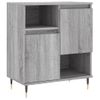 Vidaxl Aparador De Madera Contrachapada Gris Sonoma 60x35x70 Cm