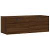 Vidaxl Armario De Pared Madera Ingeniería Marrón Roble 100x36,5x35 Cm