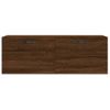 Vidaxl Armario De Pared Madera Ingeniería Marrón Roble 100x36,5x35 Cm