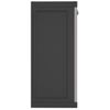 Vidaxl Armario De Almacenaje Exterior Pp Gris Y Negro 65x37x85 Cm