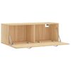 Vidaxl Armario De Pared Madera Ingeniería Roble Sonoma 100x36,5x35 Cm Marrón