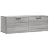 Vidaxl Armario De Pared Madera Ingeniería Gris Sonoma 100x36,5x35 Cm