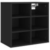 Vidaxl Mueble Zapatero Negro 52,5x30x50 Cm