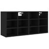 Vidaxl Muebles Zapateros 2 Uds Negro 52,5x30x50 Cm