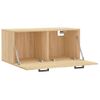 Vidaxl Armario De Pared Madera Ingeniería Roble Sonoma 80x36,5x35 Cm Marrón