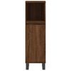 Vidaxl Set De Muebles De Baño 3 Pzas Madera Contrachapada Roble Marrón