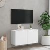 Vidaxl Mueble Para Tv De Pared Blanco 80x30x41 Cm