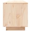 Vidaxl Mueble De Tv De Madera Maciza De Pino 140x35x40 Cm Marrón