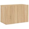 Vidaxl Mueble Para Tv De Pared Roble Sonoma 60x30x41 Cm Marrón