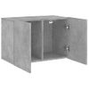 Vidaxl Mueble Para Tv De Pared Gris Hormigón 60x30x41 Cm