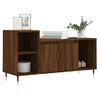 Vidaxl Mueble Para Tv Madera Contrachapada Marrón Roble 100x35x55 Cm