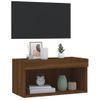 Vidaxl Mueble Para Tv Con Luces Led Roble Marrón 60x30x30 Cm