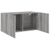 Vidaxl Mueble Para Tv De Pared Gris Sonoma 80x30x41 Cm